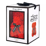 Kellis Gifts Rose Petals Romantic Red Rose Flower Bear Boxed Forever Gift