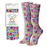 Kellis Gifts Socks Compression Cats Knee High Compression Socks that are CUTE!  Feel Good & Look Cute Too! *