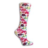 Kellis Gifts Socks Compression Elephant Knee High Compression Socks that are CUTE!  Feel Good & Look Cute Too! *