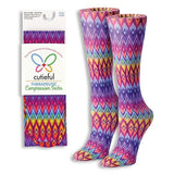 Kellis Gifts Socks Compression Knee High Compression Socks that are CUTE!  Feel Good & Look Cute Too! *