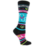 Kellis Gifts Socks Compression Nurses Knee High Compression Socks that are CUTE!  Feel Good & Look Cute Too! *