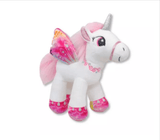 Plush Unicorns with Wings, Pink/Purple/Blue/White*