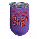 Kellis Gifts Tumblers Mommy's Sippy Cup Stainless Steel Wine Tumbler*