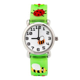 Kid's 3D Watch with Bees, Bugs, Cops & Animals!  So Cute & Colorful!  Quartz