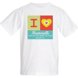 Kids T-Shirt I Love Rooterville: Where Pigs Are Friends, Not Food - The Pink Pigs, A Compassionate Boutique