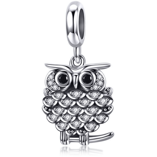 Jewelry Charms Pandora Owl Charm Pandora Mother Owl Baby Owl Charm