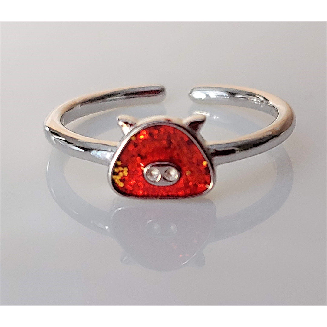 Kitty Fine Fashion Jewelry Ring Pig Jewelry, Rings, Earrings and Necklaces Sterling Silver
