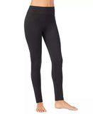 KOMAR LAYERING LLC Leggings Cuddl Duds ThermaWear High Waisted Leggings - Black XL