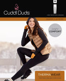 KOMAR LAYERING LLC Leggings Cuddl Duds ThermaWear High Waisted Leggings - Black XL