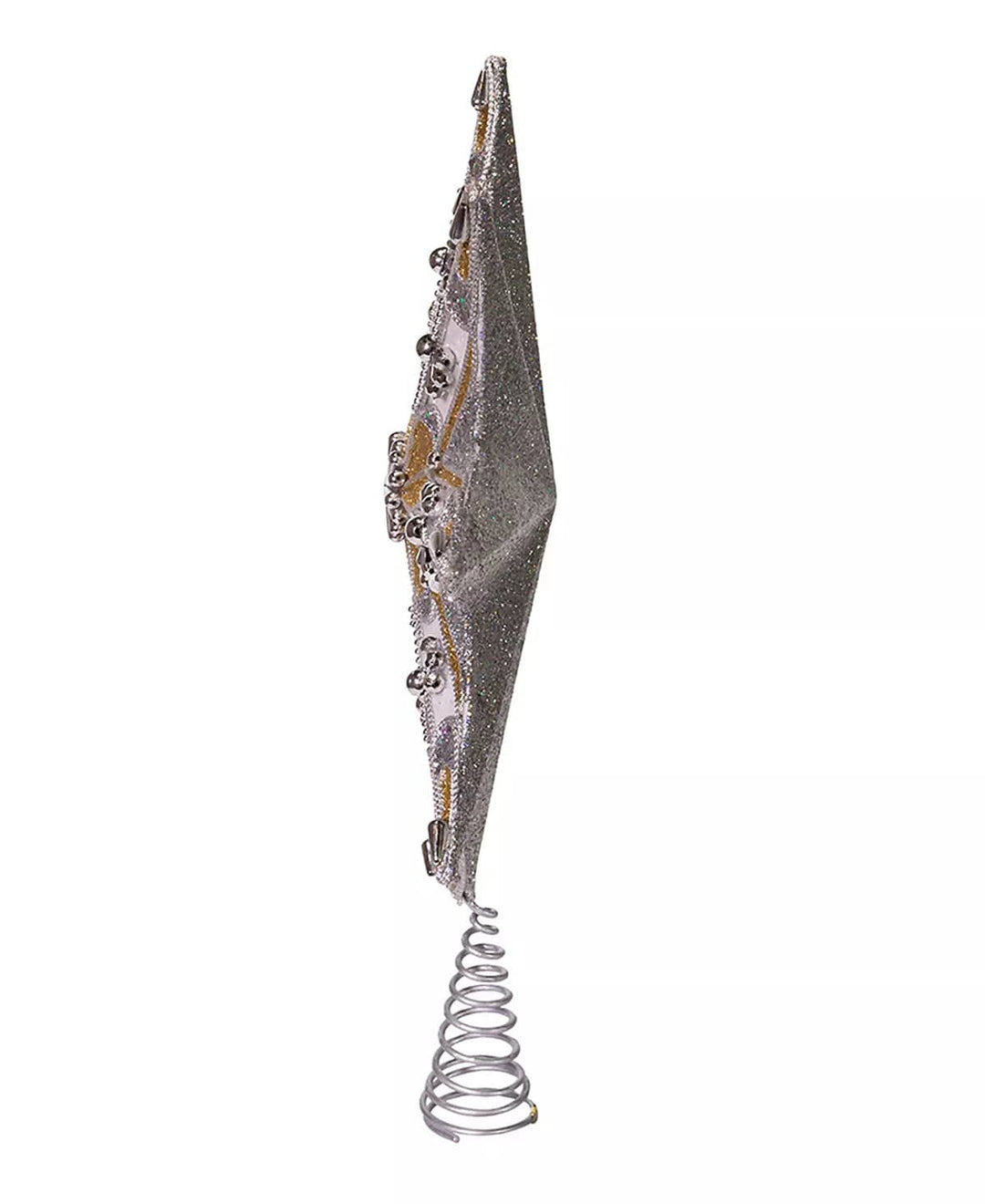 KURT S ADLER INC Holiday Ornaments Star Tree Topper 16" 8-Point Star Tree Top Christmas Tree Decor Imported