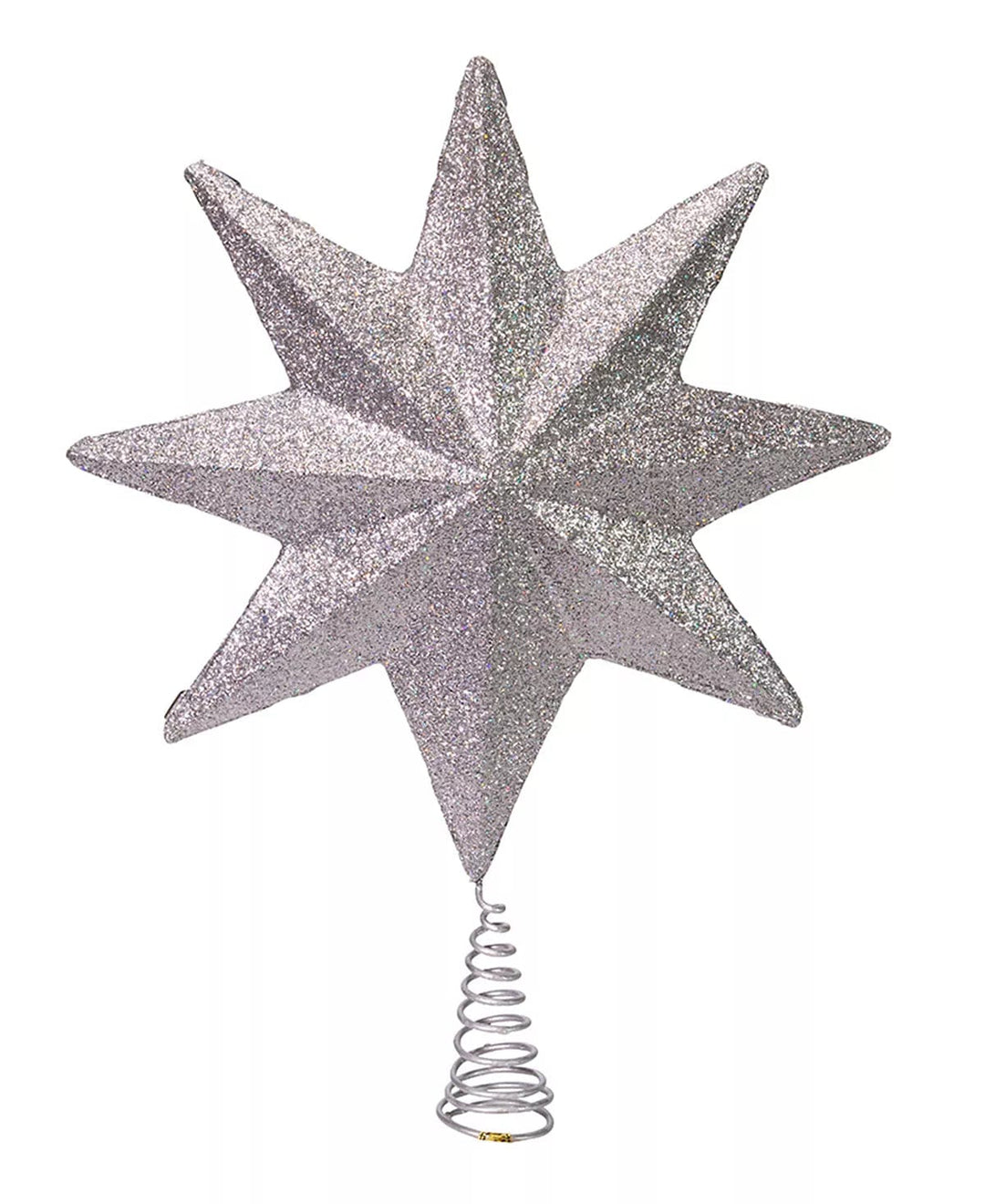 KURT S ADLER INC Holiday Ornaments Star Tree Topper 16" 8-Point Star Tree Top Christmas Tree Decor Imported
