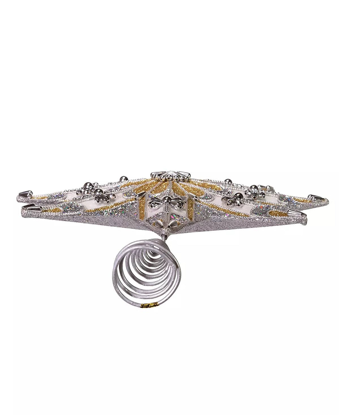 KURT S ADLER INC Holiday Ornaments Star Tree Topper 16" 8-Point Star Tree Top Christmas Tree Decor Imported