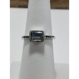 Topaz or Amethyst with Green CZ Ring-Elegant, Modern Design - The Pink Pigs, A Compassionate Boutique