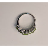 LA Fine Fashion Jewelry-Ring Gorgeous and Affordable 4ctw Peridot Ring in 925 Silver