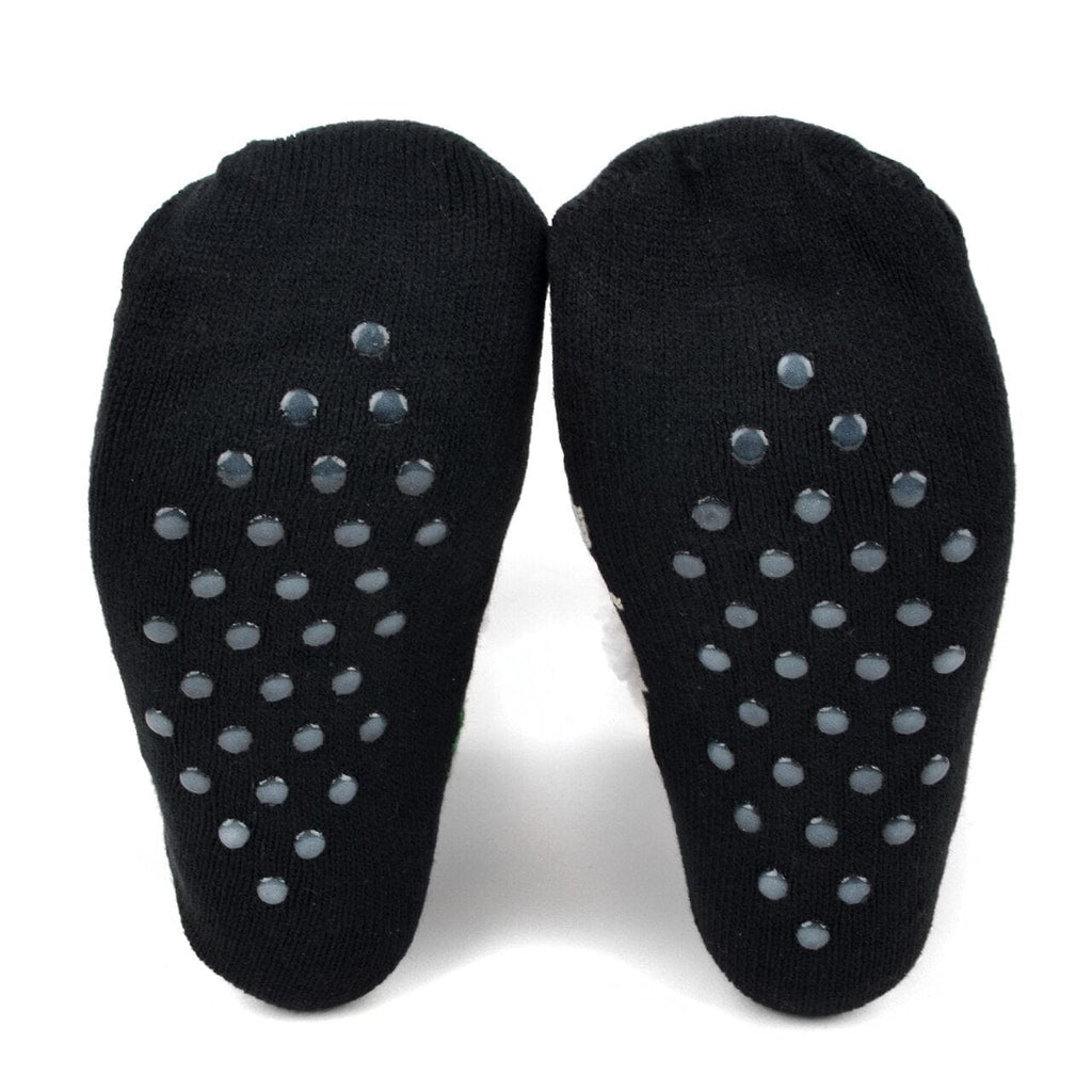 Ladies & Girls Slipper Socks, Thick & Fuzzy Sherpa Slipper Socks, 5 ...