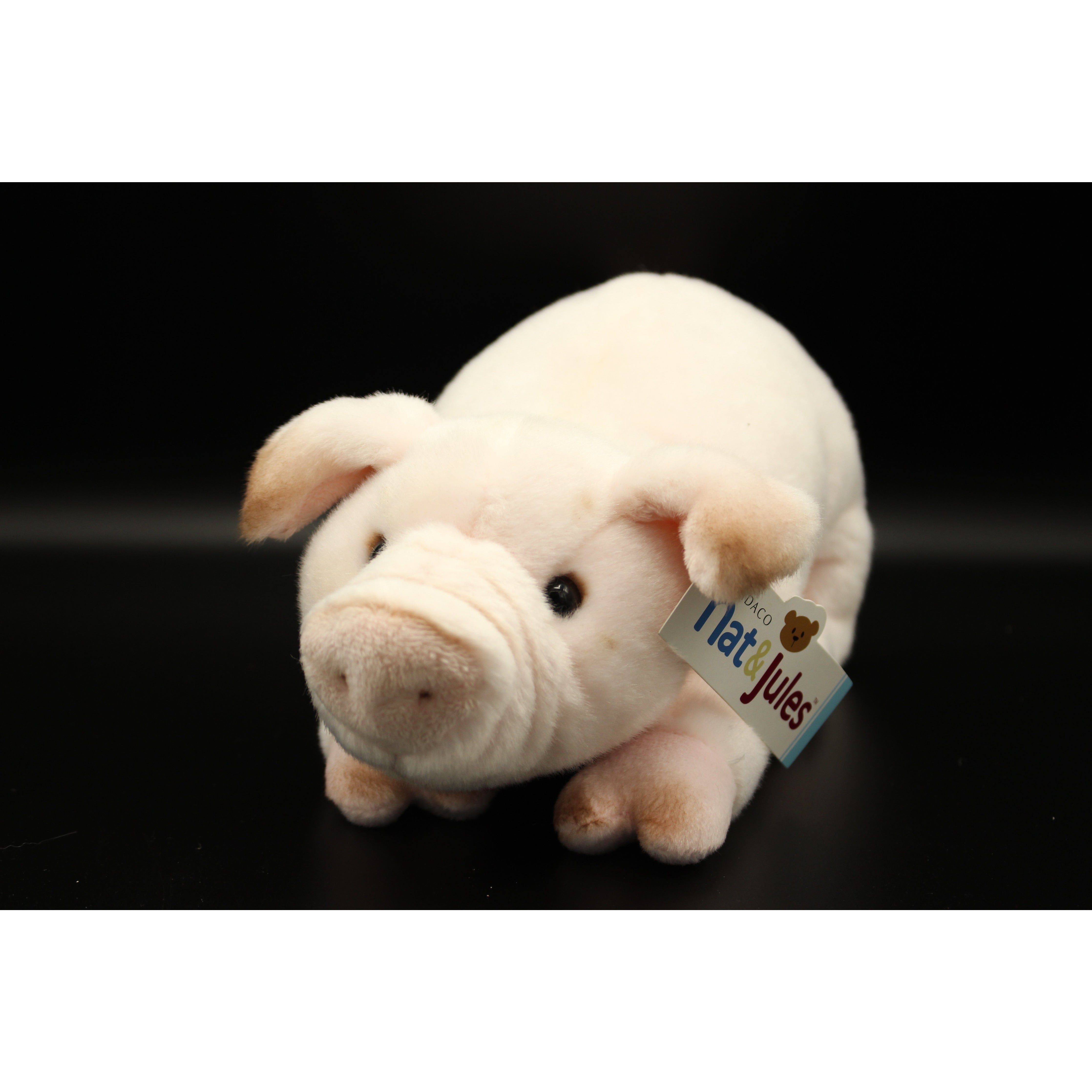 Plush Piggies! Piggy Wig the Birthday Pig and More! - The Pink Pigs, A Compassionate Boutique