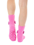 Living Royal Footwear Flamingo Crew Slipper Socks Soft and Fuzzy Women's *