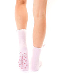 Living Royal Socks Bunny Rabbit Fuzzy Crew Slipper Socks Pink or White Soft and Fuzzy