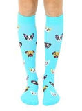 Living Royal Socks Dog Knee High Compression Socks! Feel Good & Look Cute Too! *