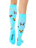 Living Royal Socks Dog Knee High Compression Socks! Feel Good & Look Cute Too! *