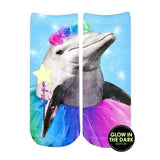 Living Royal Socks Dolphin in a Tutu Ankle Socks