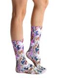 Living Royal Socks Horse Print Colorful Women's Crew Socks