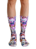 Living Royal Socks Horse Print Colorful Women's Crew Socks