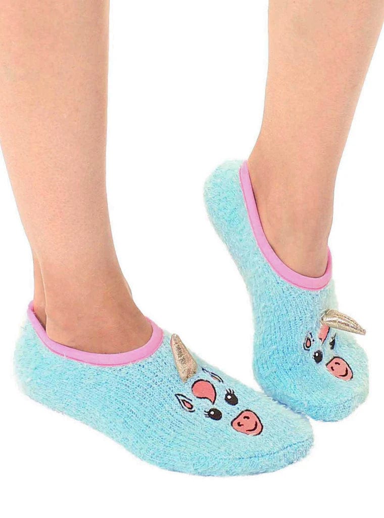 Living Royal Socks Unicorn Fuzzy Slipper Socks So Cute!