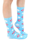 Living Royal Socks When Pigs Fly Unisex Crew Sock Lightweight *