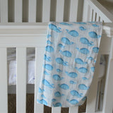 LollyBanks Swaddle Blanket Whale, Whale, Whale Baby Swaddle Blanket