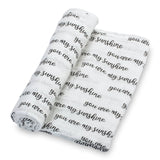 LollyBanks Swaddle Blanket You're My Sunshine - Baby Swaddle Blanket Set of 3