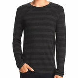 Hugo Boss Sluis Cotton Silk Cashmere Striped Crewneck Sweater *