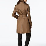 Macy's-Calvin Klein rain jacket Calvin Klein Belted Water Resistant Trench Coat XS