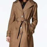 Macy's-Calvin Klein rain jacket Calvin Klein Belted Water Resistant Trench Coat XS