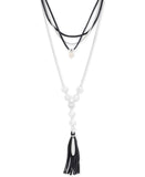 Macy's Necklaces Lucky Brand Layered Lariat Necklace