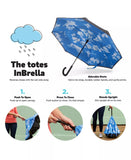 Macy's tote umbrella Totes InBrella Umbrellas with Polka Dots 47" Coverage, Lifetime Warranty