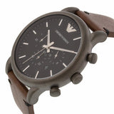 Macy's Watches Emporio Armani Men's Chronograph Gunmetal Stainless Steel Watch