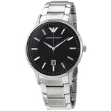 Macy's Watches Emporio Armani Men's Three-Hand Date Steel Watch