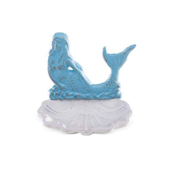 Mermaid Soap Dish distressed iron, Shabby Country Chic Cuteness - The Pink Pigs, A Compassionate Boutique