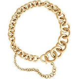 Michael Kors Gold Tone Bracelet Graduated Hoops-New, 40% off Retail!