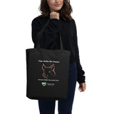 Pigs Make Me Happy Humans Make My Head Hurt - Eco Tote Bag - The Pink Pigs, A Compassionate Boutique