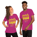BeeKeeper "CAUTION" - T-Shirt - The Pink Pigs, A Compassionate Boutique