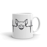 Heartbeat Pig - Mug - The Pink Pigs, A Compassionate Boutique