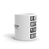 Father, Husband, Vegan, Hero - Mug - The Pink Pigs, A Compassionate Boutique