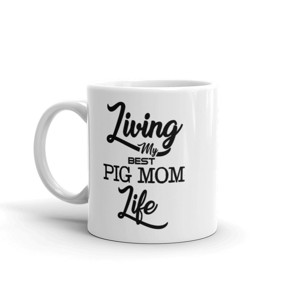 Living My Best Pig Mom Life - Mug - The Pink Pigs, A Compassionate Boutique