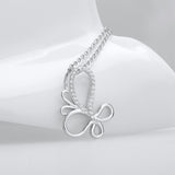 monica Fine Fashion Jewelry-Necklace Butterfly Necklaces Sparkling Beauties in Solid Sterling Silver