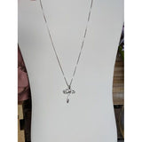 Monica Fine Fashion Jewelry-Necklace Cross Necklace Pendant Sterling Silver