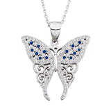 Butterfly Necklaces Sparkling Beauties in Solid Sterling Silver