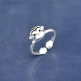 Monica Jewelry SET-Fashion 925 Silver Ring Sterling Silver Monkey Jewelry