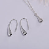 Monica Jewelry SET-Fine Fashion 925 Silver Teardrop Italian Sterling Silver Jewelry Set, Most Popular Jewelry Set Created